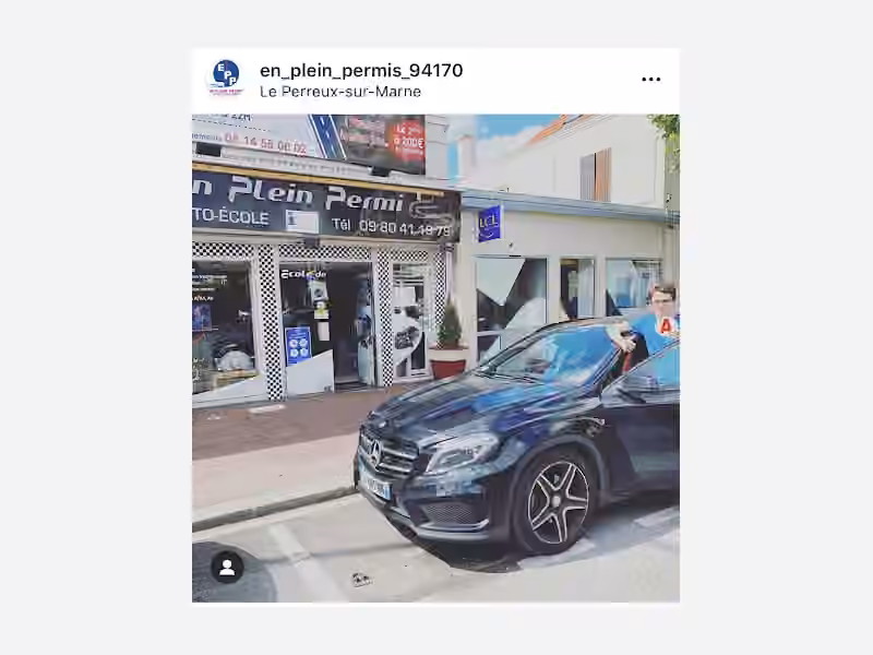 En plein permis LE PERREUX SUR MARNE