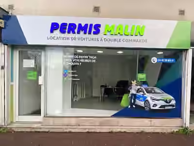 Permis Malin - Créteil (94) - Location de voitures auto-école à double commande