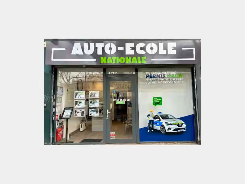 Auto Ecole Nationale Paris 13, Permis accélérer, Permis B, Conduite accompagnée, Boîte automatique